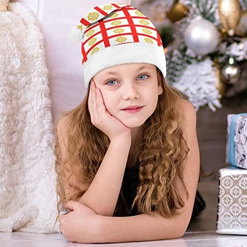 נודקיו סיקים דגל חג המולד כובעי סנטה כובע עבור חג המולד חג משפחה מודפס
