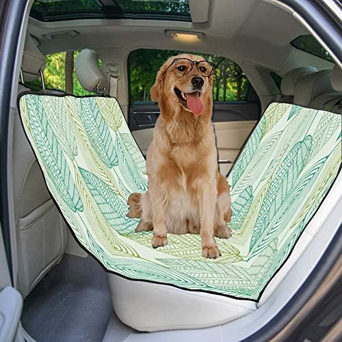 מותאם אישית אלגנטי עיצוב סגנון יד-צבוע הדפסת רכב מושב מכסה לכלבים עמיד למים החלקה עמיד רך