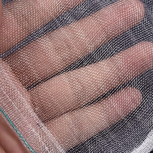 שקיות מדיה מסנן אקווריום פטיקיל 15 על 10 סמ 10 חבילות שקיות רשת מיכל דגים עם שרוכים לבן