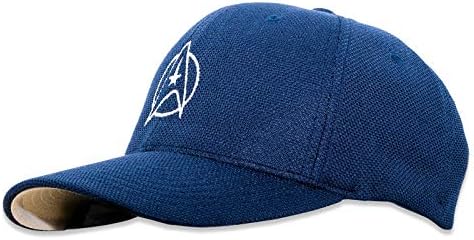 סמל צי הכוכבים הקדוש עם מעגל רקום פלקספיט למבוגרים כובע כובע ספורט מגניב ויבש