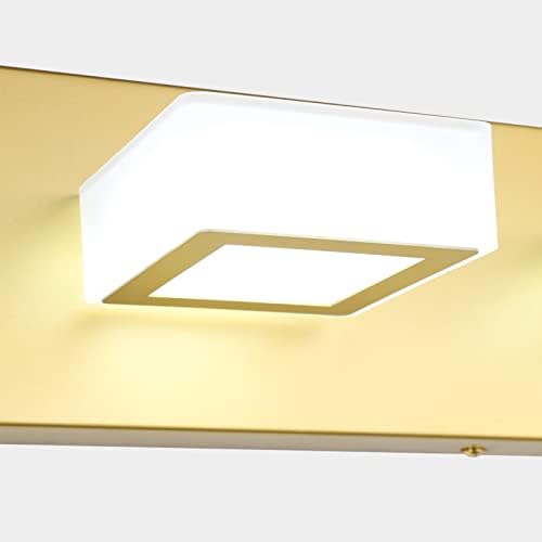 רלביי 3 אור זהב יהירות אמבטיה אור אקריליק מודרני הוביל יהירות אור מעל מראה אמבטיה גופי תאורה