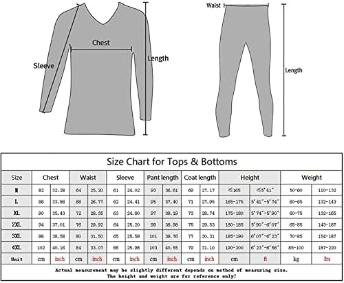 מכנסי סט דחיסת אימון לגברים וחולצות שרוול ארוך חורף שכבת בסיס תרמית חמה למעלה ותחתון