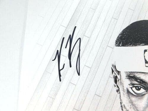 2019-2020 ברוס בראון חתם 18 x 12 דטרויט פיסטונס ליטוגרף ליטוגרף אוטומטי - תמונות NBA עם חתימה
