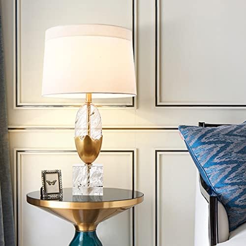מנורת מיטה מיטה יוקרה מנורה שולחן קריסטל מנורת מיטה מינימליסטית מודרנית חדר שינה חום חדר שינה סלון