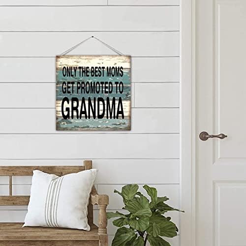 כפרי בית חווה כפרי מזרן עץ שלט לוח רק האמהות הטובות ביותר מקודמות לסבתות סבתות עלוב שיק סגנון שיק דלת