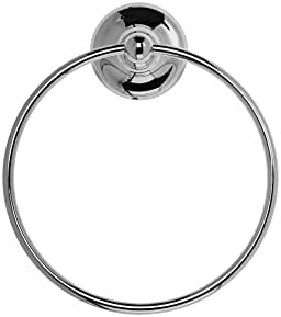 Croydex Chrome Flexi-Fix טבעת מגבת Grosvenor, 7.5 x 21.5 x 24 סמ