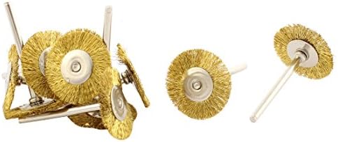 AEXIT סיבוב 1 גלגלים שוחקים ודיסקים גוון זהב תכשיטים מפלדה תכשיטים מלטף גלגלי גלגלי דש מברשות 10 יחידות