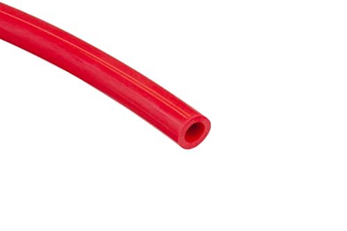 ביצועים 10 ממ אדום גבוהה טמפרטורת סיליקון ואקום צינור, 3 ממ קיר עובי, 40 פסי לחץ מרבי, 1 ' אורך