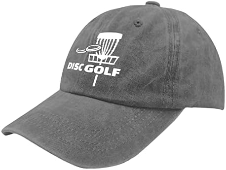 גולף דיסק כובע עם סלסלים של סל וכובעי בייסבול פריסבי לגברים כובעי ג'ינס גרפיים מתכווננים