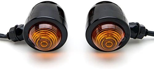 קראטור אופנוע 2 יחידות שחור אמבר הפעל אותות אורות תואם עם קוואסאקי מאך 500 750 ח 3 משפט בוס