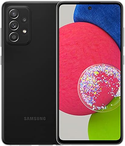 Samsung Galaxy A52 128GB A526U 6.5 אינץ 'תצוגה סמארטפון מצלמה מרובע - שחור