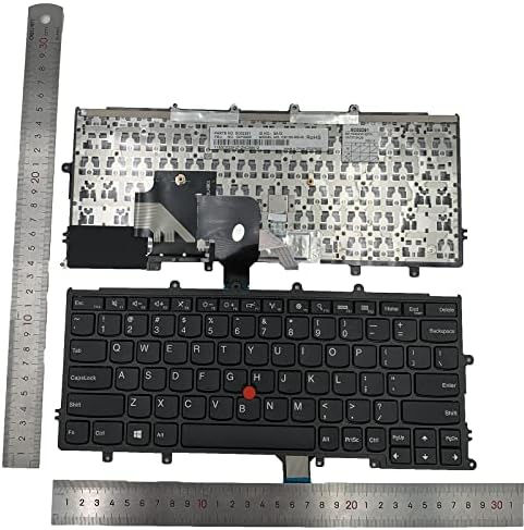 החלפת מחשב נייד פריסה אמריקאית עם מקלדת מצביע עבור לוח החשיבה של לנובו על 240 על 240 על 250 על 260 על 270