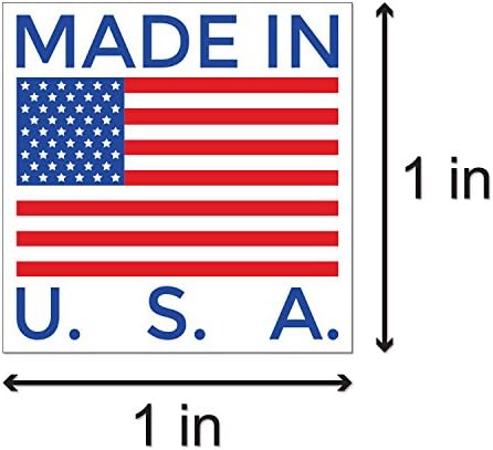 משרדיםתוויות חכמות מודפסות מראש תוצרת ארה ב מדבקות / תוויות תוצרת ארה ב, מבריק במיוחד ודבק עצמי