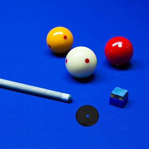 נקודות סמן שולחן של פטיקיל מאגר, 1 גיליון/15 יחידות מדבקות נקודת ביליארד מאתר מיקום הכדור לתרגול ביליארד, שחור