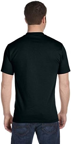 חולצת טריקו של האנס גברים ComfortSoft שחור 3xl
