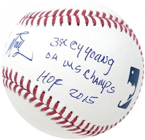 פדרו מרטינז רד סוקס חתום על סטטיסטיקות קריירה רשומות בייסבול רשמי של MLB JSA - כדורי בייסבול חתימה