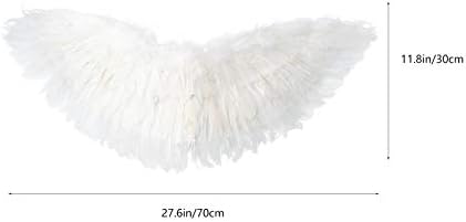 1 סט מלאך חליפה מבצעת תלבושות מלאך אבזן אנג'ל סטיק מכסה כיסוי ראש לקישוטים לבית/קיר/חדר