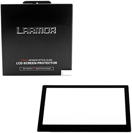LARMOR 0.5 ממ דבק עצמי מזכוכית אופטית מגן מסך LCD למצלמת ניקון AW1