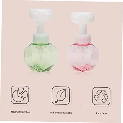 Alipis 6 PCS בקבוקי סבון מיכלים ניידים אקראיים מנקה בקבוק מקלחת מטבח מקצף שמפו מוס צורה נוזלית צורת אמבטיה קרם