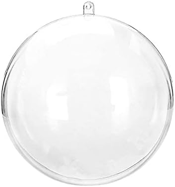 30 יחידות חג המולד ברור פלסטיק אקריליק למילוי שקוף כדור תכשיטים זולים, ברור פלסטיק שקוף תכשיטים