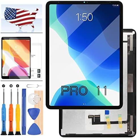 עבור IPAD PRO 11 החלפת מסך 2018 עבור iPad Pro 11 דור ראשון מסך LCD A1934 A1980 A2013 LCD תצוגה מזכוכית