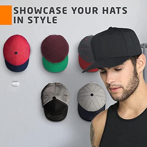 10 יחידות דבק כובע ווי קיר, רב תכליתי חזק להחזיק כובע קולבי, כובע ווים,לא קידוח, מודרני מינימליסטי