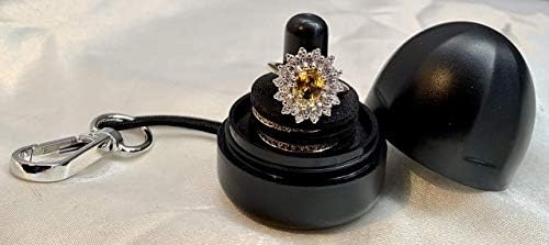 טבעת דבר * - טבעת מחזיק עבור תכשיטים, נייד טבעת מקרה, טבעת ארגונית, טבעת אחסון, עמיד למים קומפקטי נייד