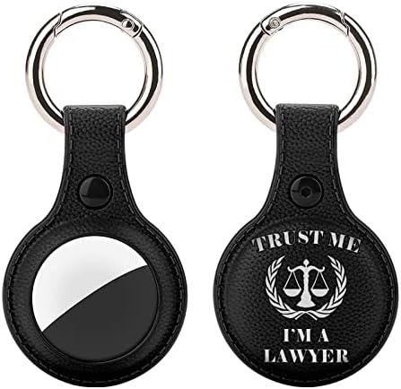 תאמין לי אני עורך דין מגן מקרה תואם עבור איירטאג אנטי אבוד איתור מחזיק עם מפתח טבעת עבור ארנק