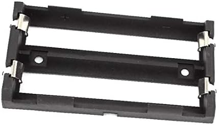 4 יחידות חיבור סדרת מעטפת ניילון 2 איקס 3.7 וולט 18650 סוללות מחזיק אחסון מסוף חוט (4 יחידות סדרת מעטפת