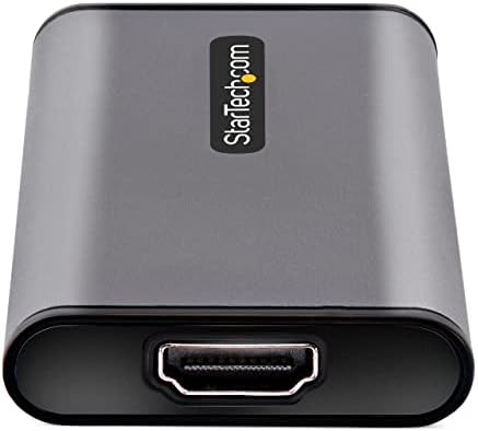 Startech.com USB 3.0 HDMI לכידת וידאו, 4K 30Hz לכידת וידאו מתאם/כרטיס לכידת USB חיצוני, UVC, זרם חי, מקליט מסך,