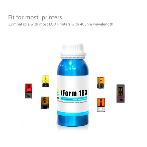 YOSU IFORM 183 ריח נמוך לריח נמוך LCD 3D מדפסת שרף UV-Cureat 405NM שרף 3D מתאים למסך מונו ומסך RGB