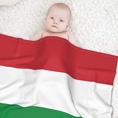 דגל איטלקי שמיכה לתינוקות יילודים פעוטות שמיכה מקבלת שמיכת חוט רכה 30x40 אינץ '