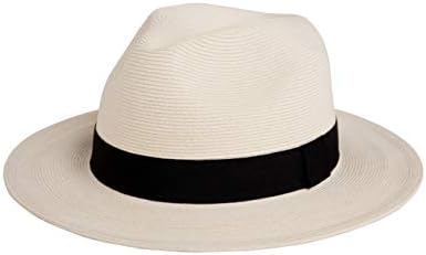 אננס & כוכב שמש קש פדורה חוף כובע בסדר צמת עד50 + עבור יוניסקס…