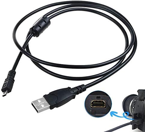 J-ZMQER 3FT כבל כבל נתונים USB למצלמת CoolPix UC-E6 UC-E16 UC-E17 P50 S520