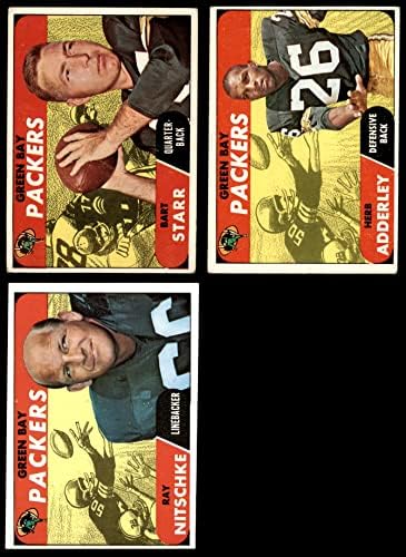 1968 Topps Green Bay Packers Team Set Green Bay Packers VG+ Packers