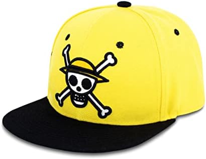 רופטיד אנימה חתיכה אחת בייסבול כובע לגברים מתכוונן רקום כותנה סנאפבק כובע