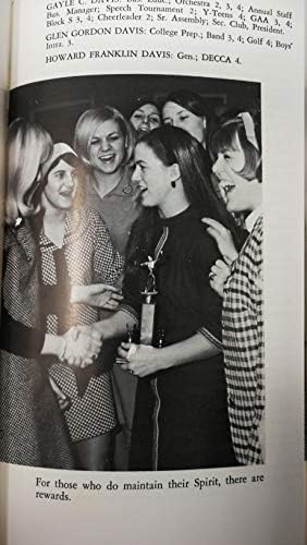 בציר מקורי 1968 סידני תיכון צהוב מעיל שנתון אוהיו שנה ספר