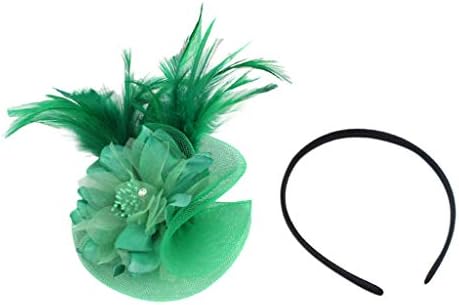 מרתקים לנשים מסיבת תה 20s שנות ה -50 כובע פילבוקס כובע פרחים סרטי רשת נוצות רוקדים כובעים מפלגת תה.