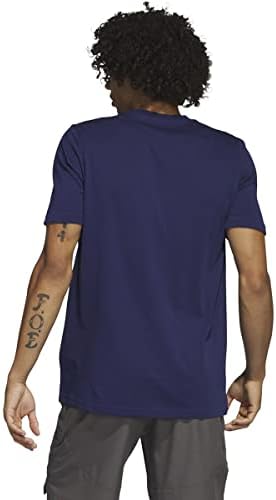 אדידס איירורידי אימון לוגו גרפי חולצת טי לגברים