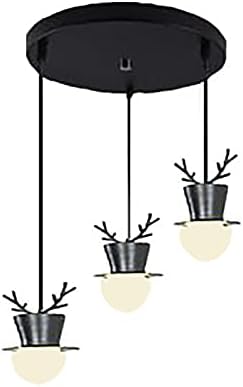 אומונס סלון רקע מנורת קיר, דואר 27 נורדי יצירתי קרן צבי כובע נברשת, אישיות חדר אוכל מנורה, פשוט חדר שינה