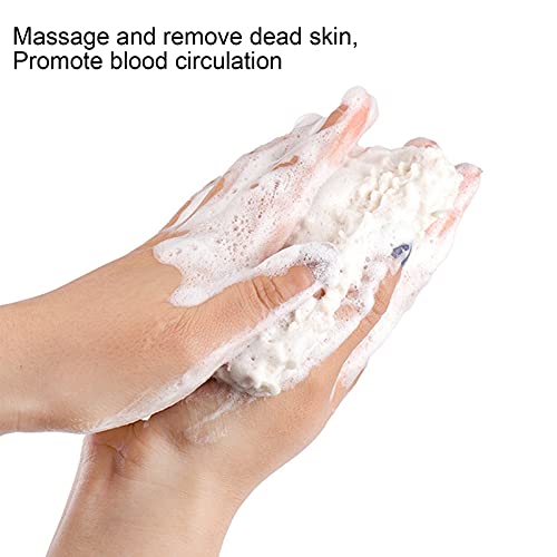 טבעי סבון תיק, קצף ייבוש סבון רשת אמבטיה פילינג עיסוי סבון שומר תיק עם שרוך עבור קצף וייבוש