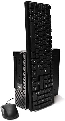 דל אופטיפלקס 9010 מחשב שולחני קטן במיוחד, מעבד אינטל מרובע ליבות איי-5, רם 8 ג 'יגה-בייט, כונן