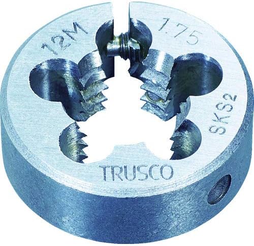 Trusco T25D-8x1.25 קוביות עגולות בקוטר 1.0 אינץ 'M8 x 1.25