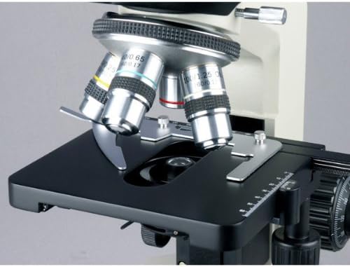 אמסקופ ט490ב-10מיקרוסקופ טרינוקולרי מורכב דיגיטלי, עיניות פי 10 ופי 20, הגדלה פי 40-2000, ברייטפילד, תאורת
