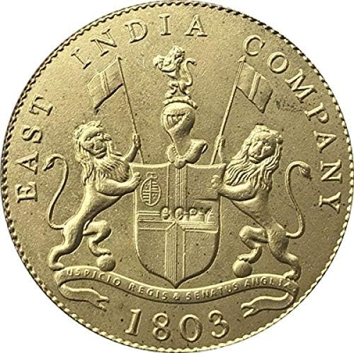 1803 הודו-בריטי 10 במזומן מטבעות עותק 25 7 ממ עותק מתנה בשבילו