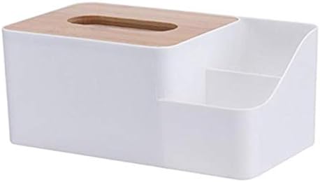 Llly caja de pañuelos de plástico multifunconal soporte para teléfono suministros de oficina para el hogar