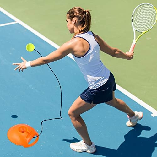 4 חבילות כדור אימון טניס עם מיתרים כדורי מאמן טניס
