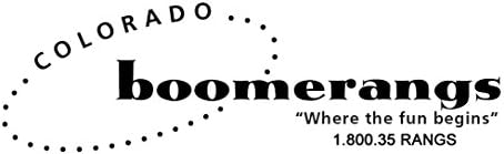 Polypropylene Pro Sports Boomerang - במשך גילאים מעל 10 שנים. Boomerangs ספורט אמיתי שתוכנן על ידי אלוף