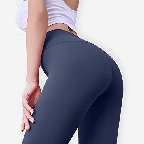 חותלות של אימון בסיסין לנשים 2023 מכנסי יוגה רזים חלקים מרשימים מכנסי טרנינג עם מכנסיים רזים ומותניים