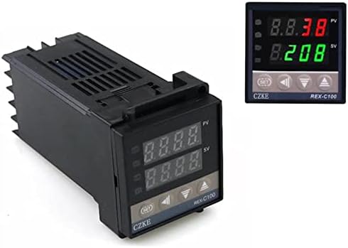XJIM Digital 220V PID REX-C100 בקר טמפרטורה + מקסימום